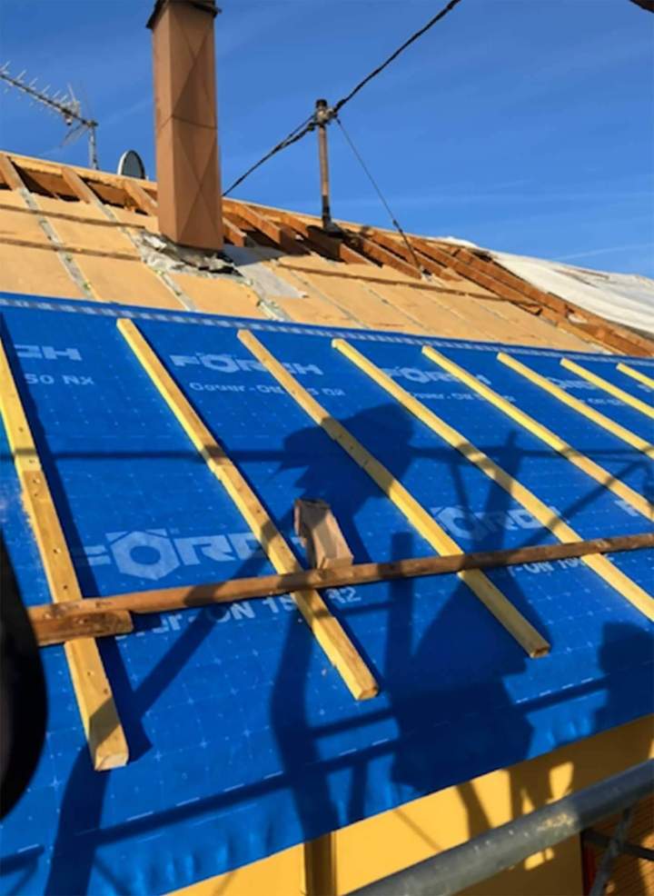 Isolation toiture en cours Strasbourg