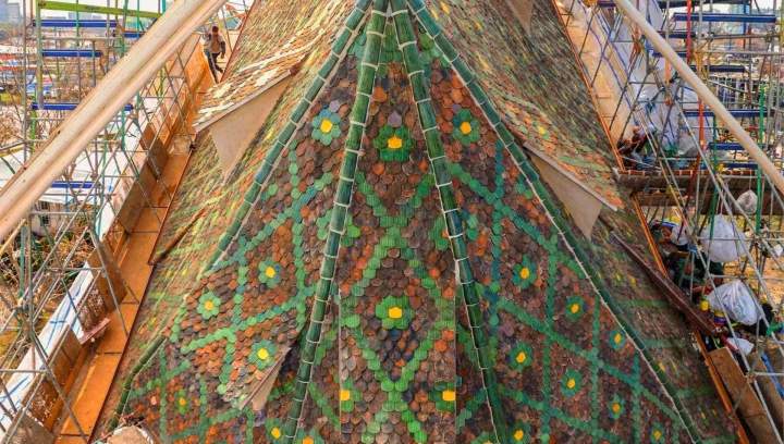 Toit avec lucarnes Strasbourg